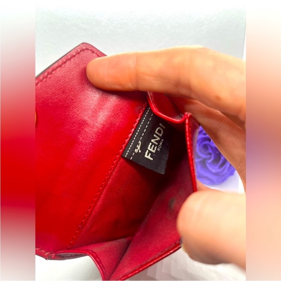 Fendi Compact F - Fendi Tri-fold Wallet - Picture 5 of 8